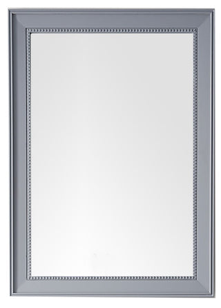 Bristol 29" Rectangular Mirror, Silver Gray