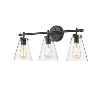 Aliza 3-Light Vanity Matte Black
