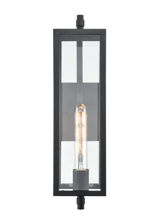 Messi 1-Light Outdoor Wall Sconce Textured Black