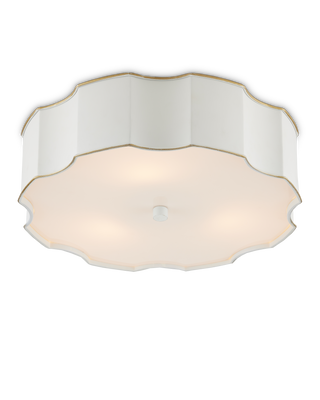 Wexford White Flush Mount