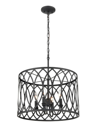 Arelyn 4-Light Pendant light Matte Black