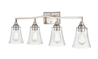 Caily 4-Light Vanity Brushed Nickel