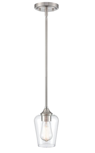 Ashford 1-Light Mini-Pendant - Brushed Nickel