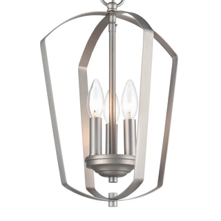 Ivey Lake 3-Light Pendant light Satin Nickel