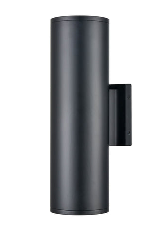Vegas 2-Light Outdoor Wall Sconce Matte Black