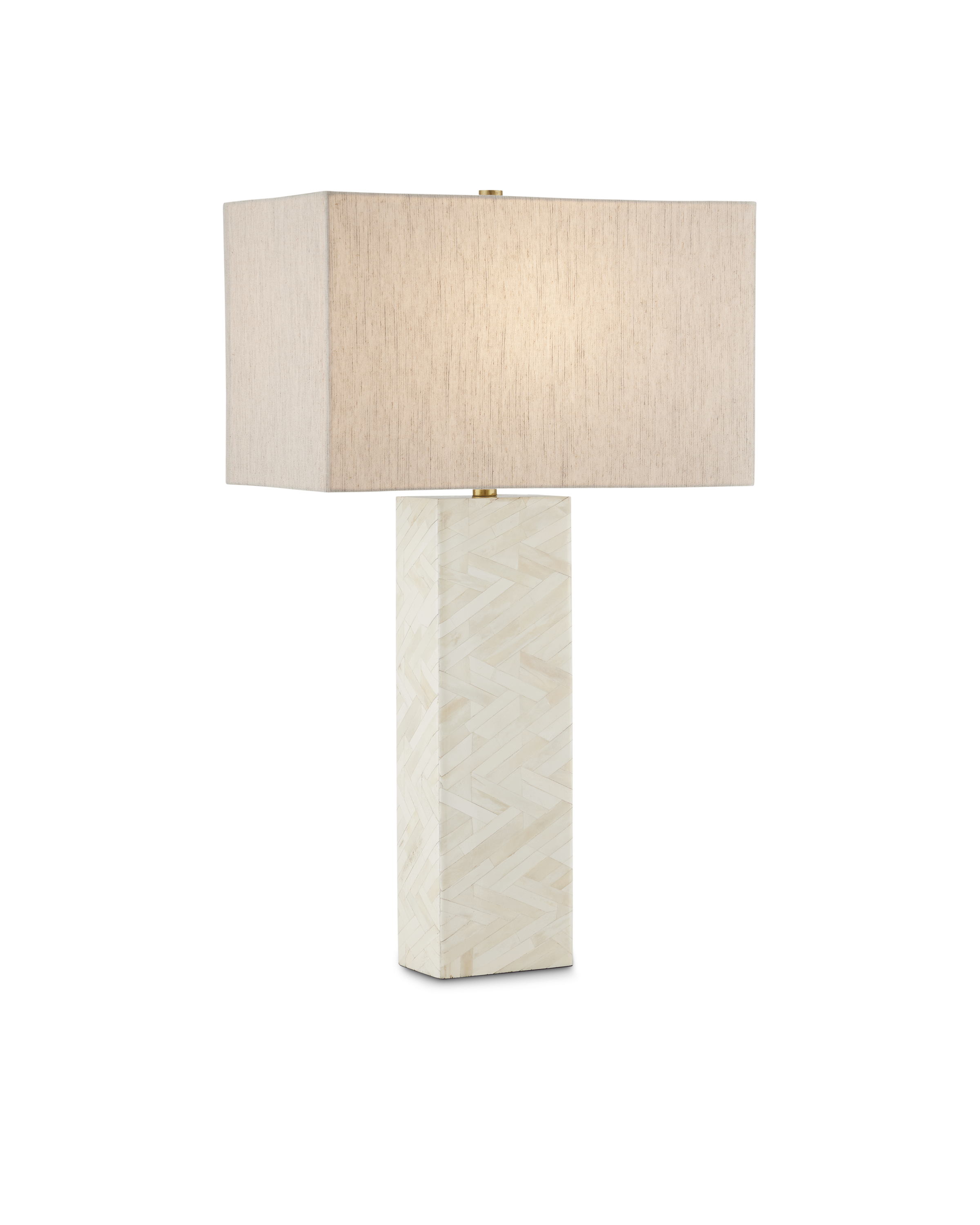 Elegy White Table Lamp