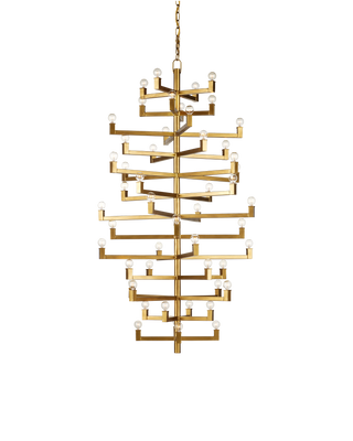 Andre Grande Brass Chandelier