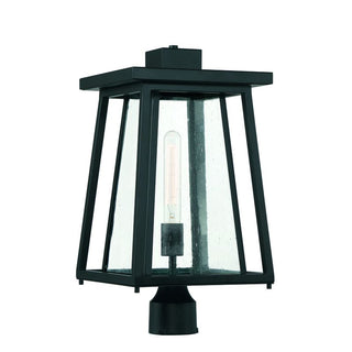 Denver 1-Light Outdoor Post Lantern in Matte Black Matte Black