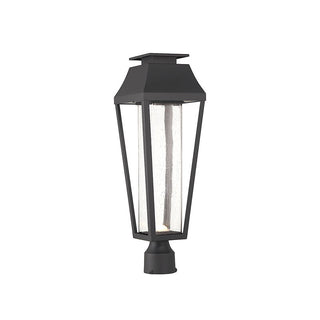 Brookline LED Outdoor Post Lantern in Matte Black Matte Black