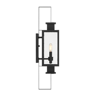 Ascott 2-Light Outdoor Wall Lantern in Matte Black