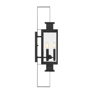 Ascott 3-Light Outdoor Wall Lantern in Matte Black