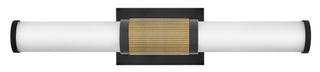 Zevi Medium LED Vanity In Black Finish