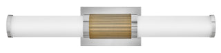 Zevi Medium LED Vanity In Polished Nickel Finish