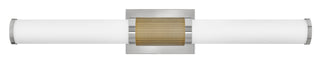 Zevi Large LED Vanity In Polished Nickel Finish