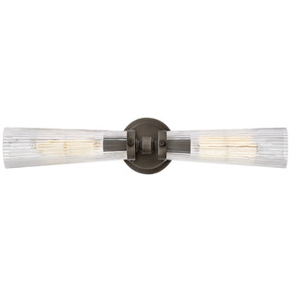 Jude Medium Two Light Vanity In Black Finish