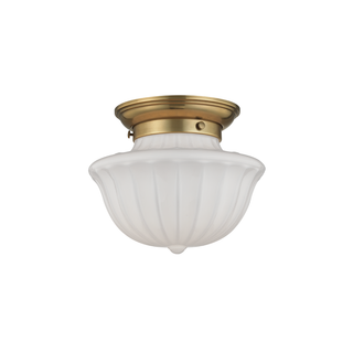 Dutchess Flush Mount Aged Brass