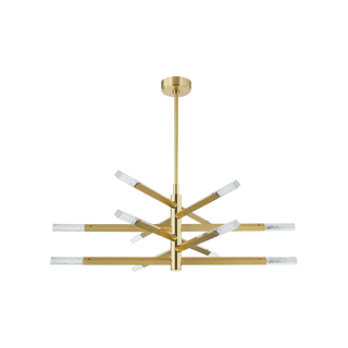 STRASBOURG Chandelier In VINTAGE BRASS Finish
