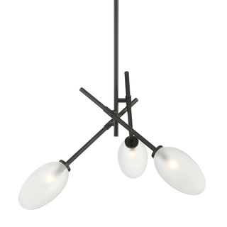 Alberton Chandelier Black Brass