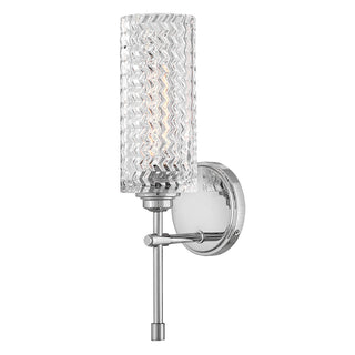 Elle Medium Single Light Sconce in Chrome