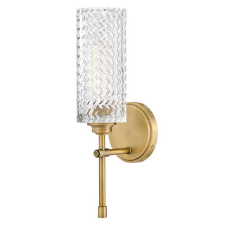 Elle Medium Single Light Sconce in Heritage Brass