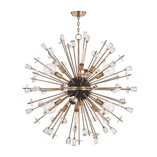 Liberty Chandelier Aged Brass