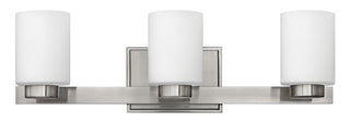 Miley Medium Three Light Vanity In Brushed Nickel Finish