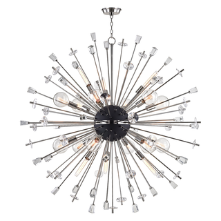 Liberty Chandelier with Polished Nickel Finish