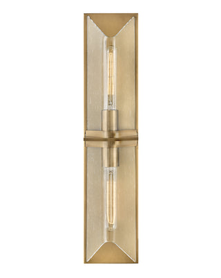 Astoria Large Two Light Vanity In Light Brass Finish