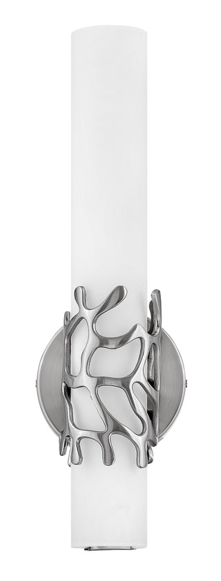 Lyra Medium LED Sconce In Brushed Nickel Finish