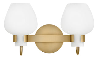 Sylvie Small Vanity In Light Brass Finish