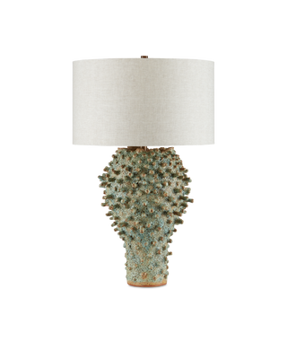 Sea Urchin Green Table Lamp