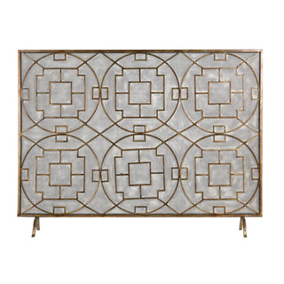 Geometric Firescreen