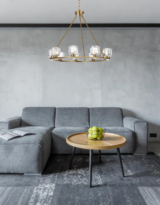 Cadence 32 inch Chandelier in Satin Gold