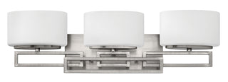 Lanza Medium Three Light Vanity In Brushed Nickel Finish