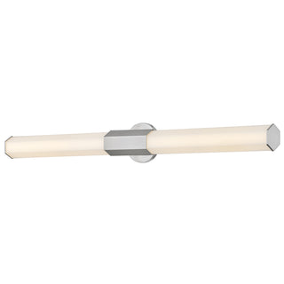 Facet Extra Large LED Vanity In Polished Nickel Finish