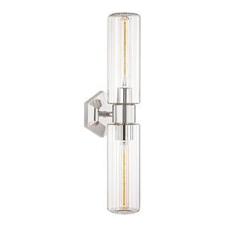 Roebling Wall Sconce with Polished Nickel Finish