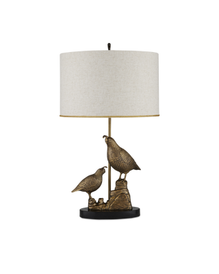 Codorniz Brass Table Lamp