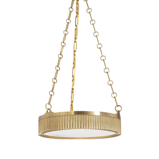 Lynden Pendant Aged Brass