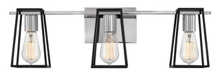 Filmore Medium Three Light Vanity In Chrome Finish