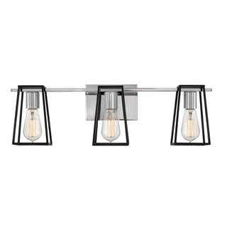 Filmore Medium Three Light Vanity in Chrome