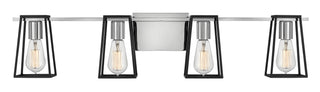 Filmore Large Four Light Vanity in Chrome
