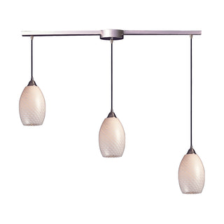 Mulinello 36'' Wide 3-Light Pendant - Satin Nickel