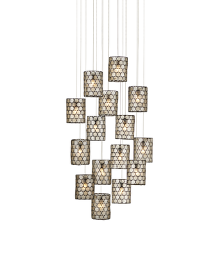 Regatta 15-Light Round Multi-Drop Pendant