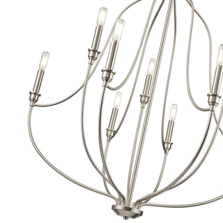 Senoia 9-Light Chandelier Ceiling Light Brushed Nickel