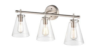 Aliza 3-Light Vanity Brushed Nickel