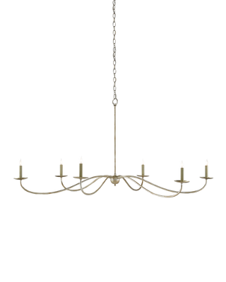 Saxon Large Silver Chandelier