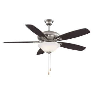 Mystique 52" 2-Light Ceiling Fan in Satin Nickel Satin Nickel