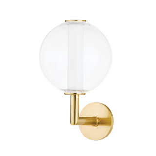 RICHFORD Wall Sconce with Aged Brass Finish