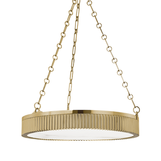 Lynden Chandelier with Aged Brass Finish