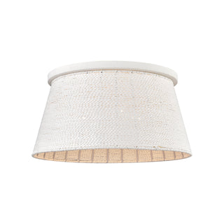 Sophie 18'' Wide 3-Light Flush Mount - White Coral